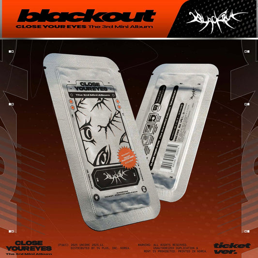 (PRE-ORDER) CLOSE YOUR EYES - THE 3RD MINI ALBUM [BLACKOUT] (TICKET VER.) - LightUpK