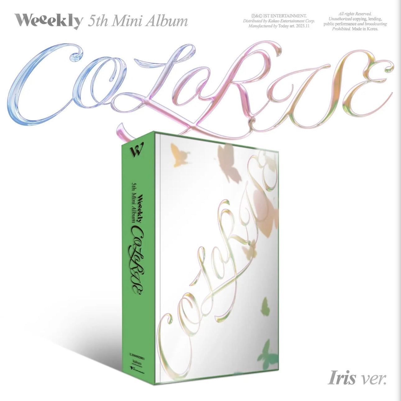 WEEEKLY - 5TH MINI ALBUM [COLORISE] (3 VERSIONS)