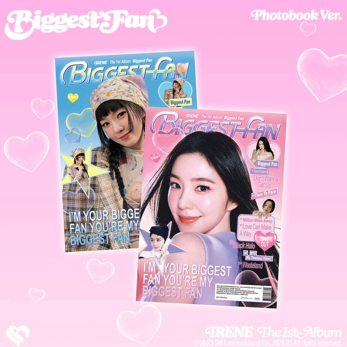 (PRE-ORDER) IRENE - 1ST ALBUM [BIGGEST FAN] (PHOTOBOOK VER.) - LightUpK