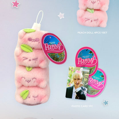 (PRE-ORDER) JAEHYUN - 03 PEACH DOLL SET / 2025 JAEHYUN THE 1ST PHOTOBOOK [FROM J : LOVE ACROSS THE MILES] OFFICIAL MD - LightUpK