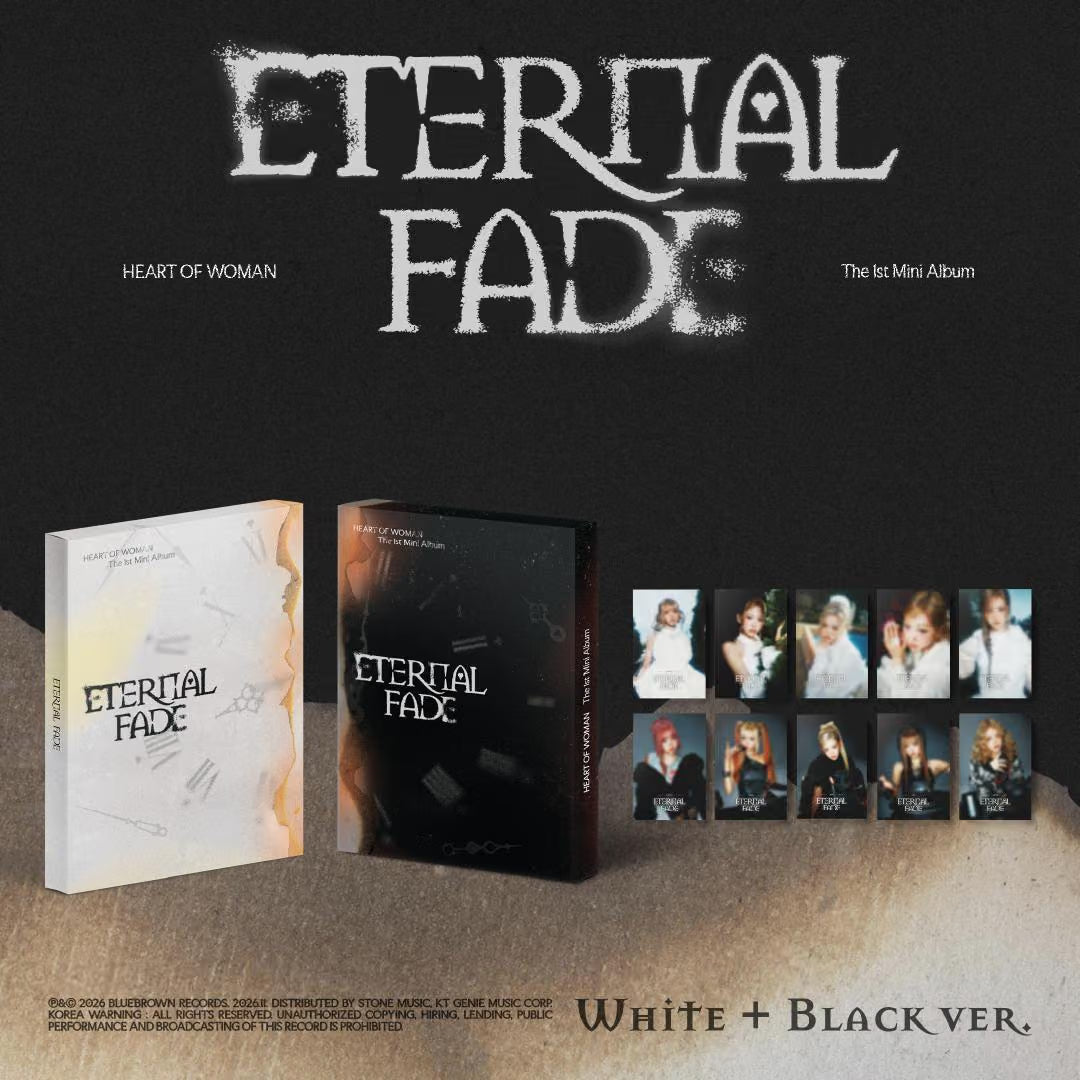 (PRE-ORDER) HEART OF WOMAN - 1ST MINI ALBUM [ETERNAL FADE] (2 VERSIONS)