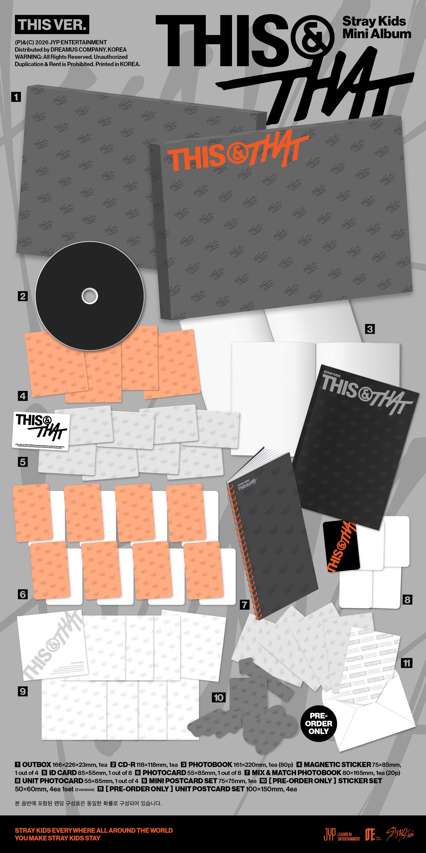 (PRE-ORDER) STRAY KIDS - THIS & THAT (2 VERSIONS) BUNDLE