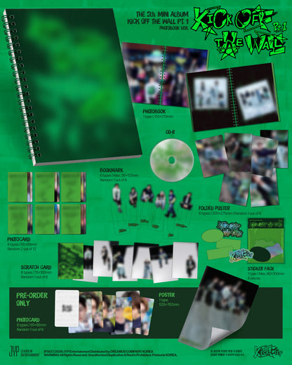 (PRE-ORDER) KICKFLIP - THE 5TH MINI ALBUM 'KICK OFF THE WALL PT. 1'