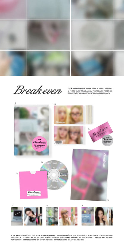 (PRE-ORDER) ILLIT - 5TH MINI ALBUM [BREAK EVEN] (PHOTO DUMP VER.)