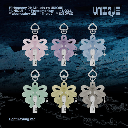 (PRE-ORDER) [HELLO82] P1HARMONY - UNIQUE - LIGHT KEYRING (Member) (6 VERSIONS) RANDOM - LightUpK