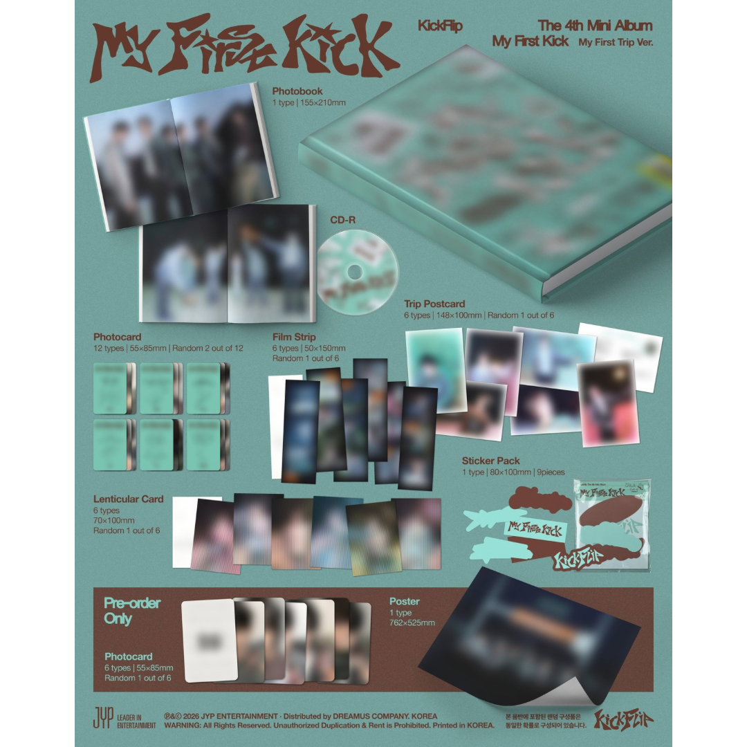(PRE-ORDER) KICKFLIP - MY FIRST KICK (MY FIRST TRIP VER.) - LightUpK