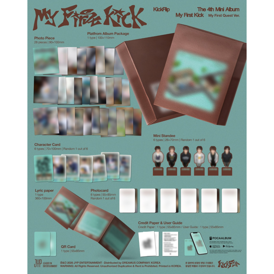 (PRE-ORDER) KICKFLIP - MY FIRST KICK (MY FIRST QUEST VER.) - LightUpK