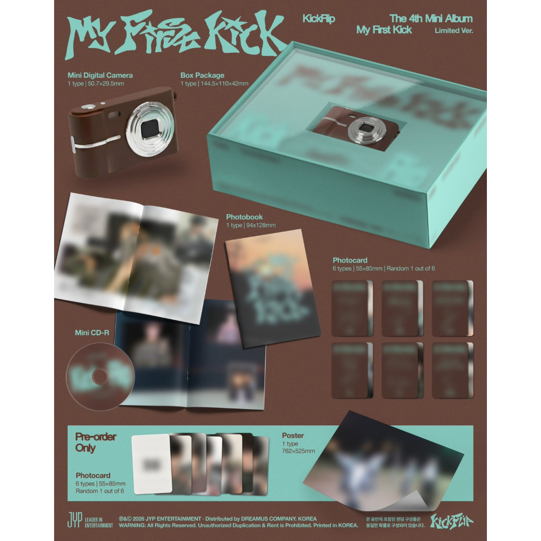 (PRE-ORDER) KICKFLIP - MY FIRST KICK (LIMITED VER.) - LightUpK