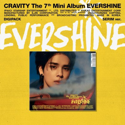 CRAVITY - 7ÈME MINI ALBUM [EVERSHINE] DIGIPACK VER. (9 VERSIONS)