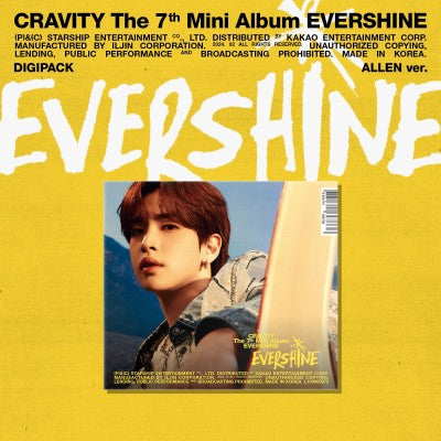 CRAVITY - 7ÈME MINI ALBUM [EVERSHINE] DIGIPACK VER. (9 VERSIONS)