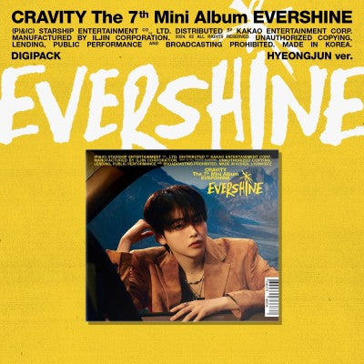 CRAVITY - 7ÈME MINI ALBUM [EVERSHINE] DIGIPACK VER. (9 VERSIONS)