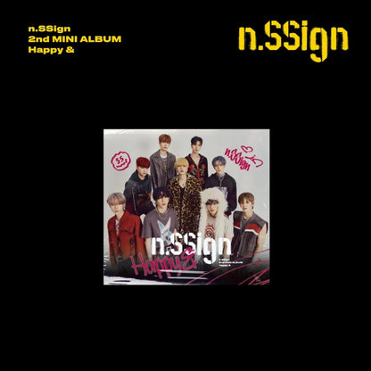 N.SSIGN - 2ÈME MINI ALBUM [HAPPY &amp;] (ABEMA VER.) (2 VERSIONS)