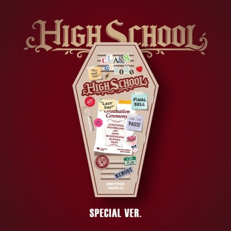 (PRE-ORDER) ENHYPEN - WORLD COUPON CARD COLLECTION (HIGH SCHOOL SPECIAL VER.) - LightUpK