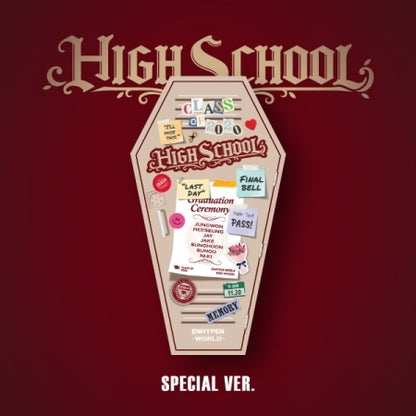 (PRE-ORDER) ENHYPEN - WORLD COUPON CARD COLLECTION (HIGH SCHOOL SPECIAL VER.) - LightUpK