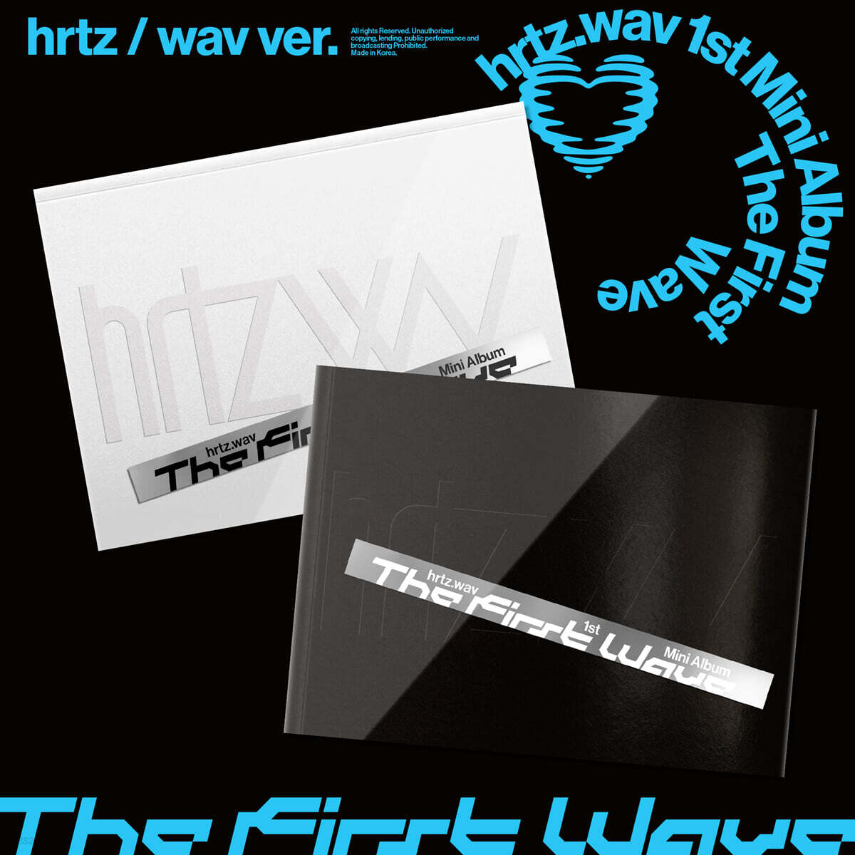 (PRE-ORDER) HRTZ.WAV - 1ST MINI ALBUM [THE FIRST WAVE] (2 VERSIONS) - LightUpK
