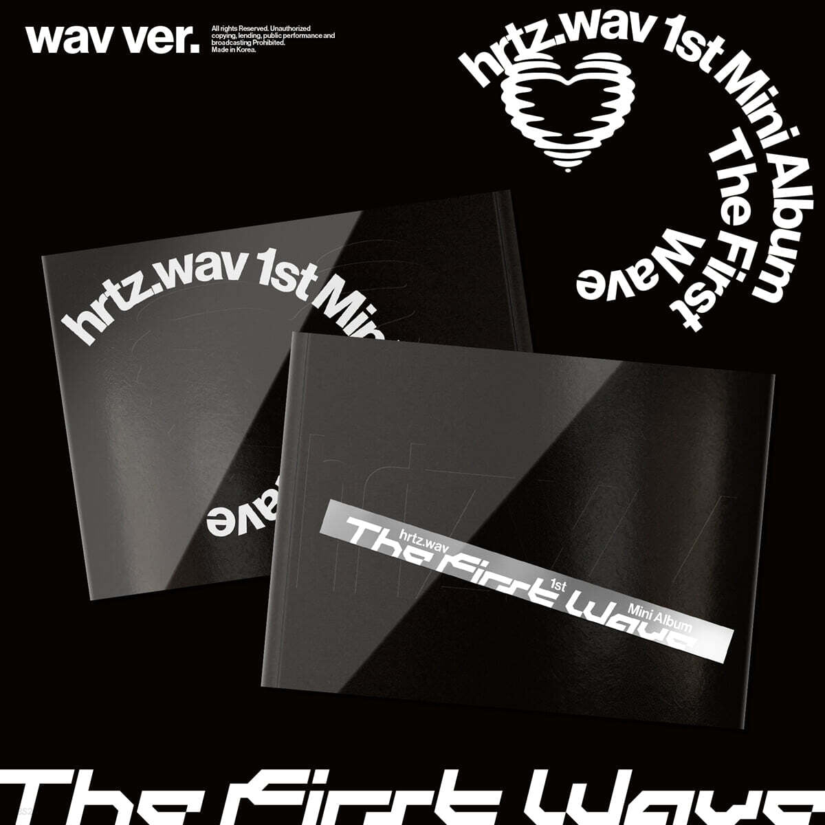 (PRE-ORDER) HRTZ.WAV - 1ST MINI ALBUM [THE FIRST WAVE] (2 VERSIONS) - LightUpK
