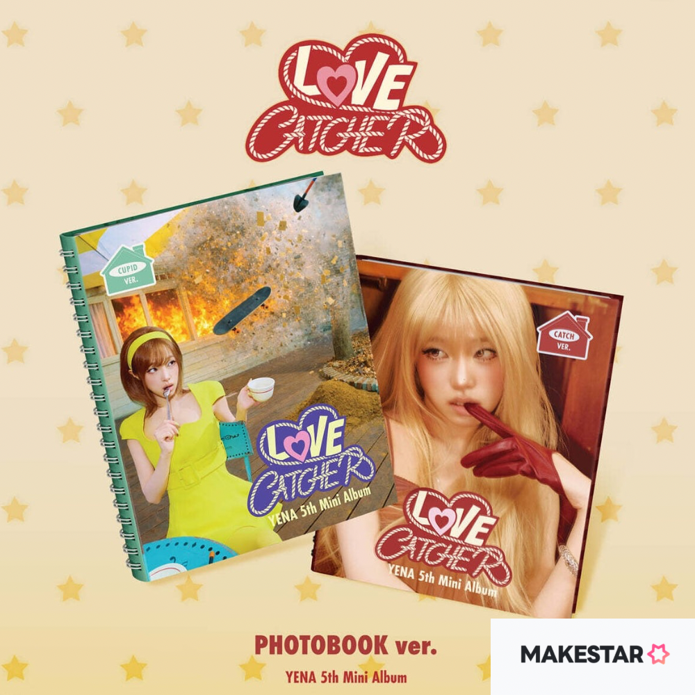 [MAKESTAR] CHOI YE NA - 5TH MINI ALBUM [LOVE CATCHER] (PHOTOBOOK VER.) (2 VERSIONS) - LightUpK