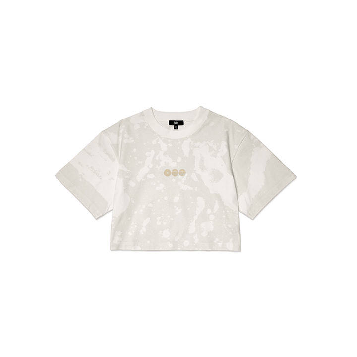 (PRE-ORDER) BTS - S/S CROP T-SHIRT (WHITE) (4 SIZES) - LightUpK