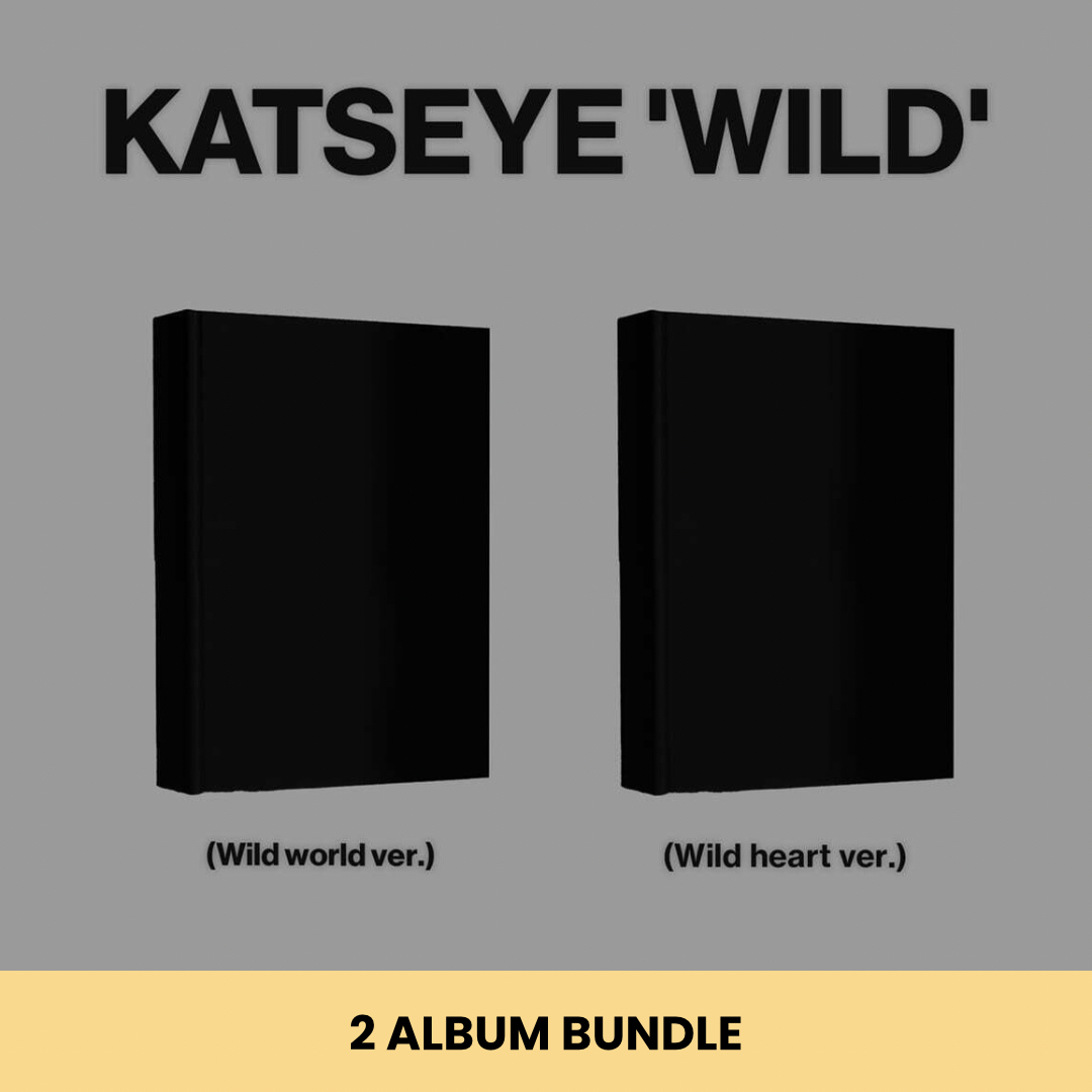 (PRE-ORDER) KATSEYE - WILD (2 VERSIONS) BUNDLE - LightUpK