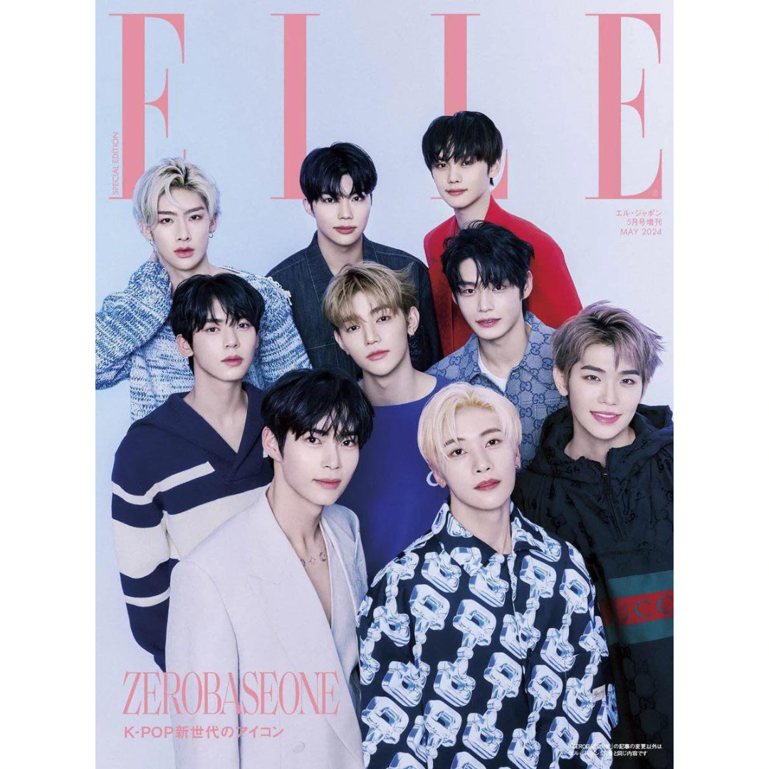 ELLE JAPAN 2024. 05 [SPECIAL] (COVER : ZEROBASEONE) - LightUpK