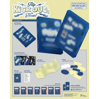 (PRE-ORDER) KICKFLIP - 2ND MINI ALBUM [KICK OUT, FLIP NOW!] (PLATFORM) (2 VERSIONS) RANDOM - LightUpK