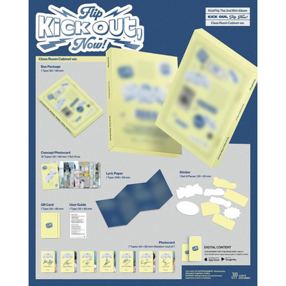 (PRE-ORDER) KICKFLIP - 2ND MINI ALBUM [KICK OUT, FLIP NOW!] (PLATFORM) (2 VERSIONS) RANDOM - LightUpK