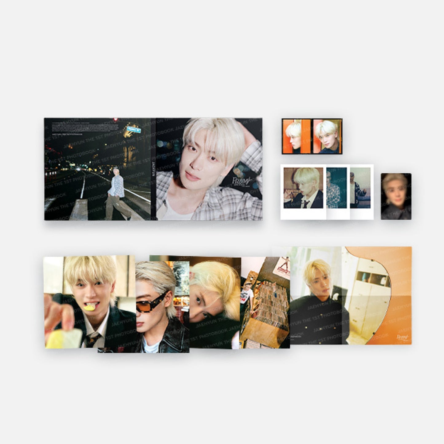 (PRE-ORDER) JAEHYUN - 01 PHOTO PACKAGE (FROM J ver.) / 2025 JAEHYUN THE 1ST PHOTOBOOK [FROM J : LOVE ACROSS THE MILES] OFFICIAL MD - LightUpK