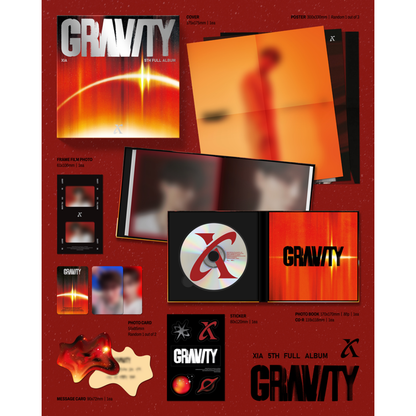 (PRE-ORDER) KIM JUN SU - 5TH FULL ALBUM [GRAVITY] ORBIT VER. - LightUpK