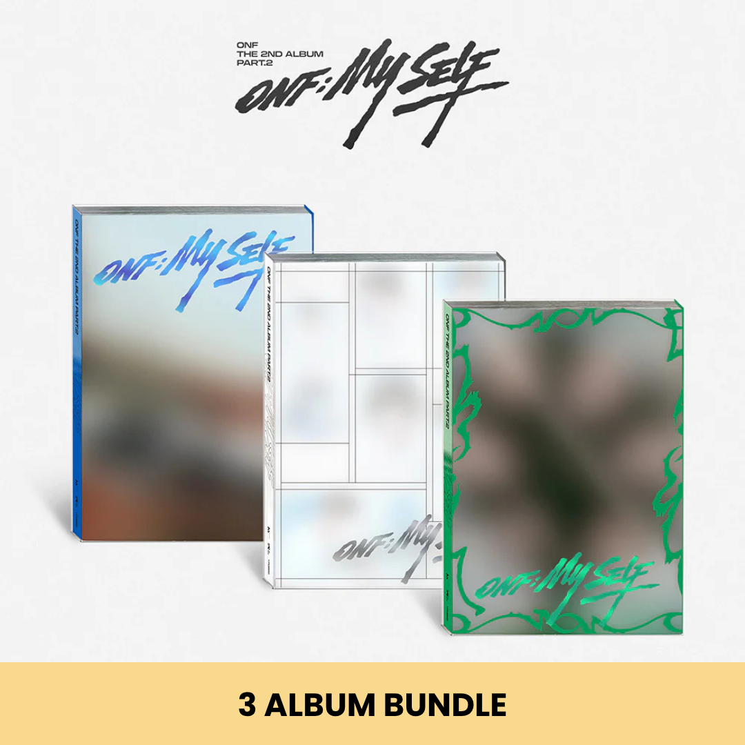 (PRE-ORDER) ONF - 2ND ALBUM PART.2 [ONF:MY SELF] (PHOTOBOOK VER.) (3 VERSIONS) BUNDLE - LightUpK