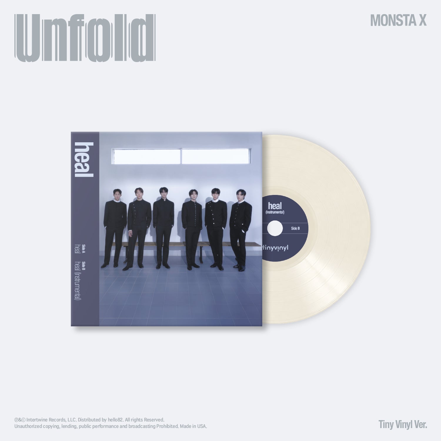 (PRE-ORDER) [hello82] MONSTA X - HEAL (Tiny Vinyl) - LightUpK