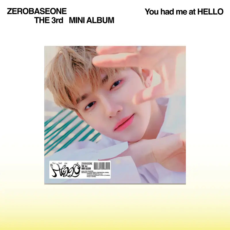 ZEROBASEONE - 3RD MINI ALBUM [YOU HAD ME AT HELLO] [DIGIPACK VER.] (9 VERSIONS)