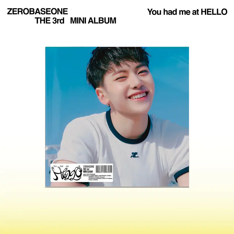 ZEROBASEONE - 3RD MINI ALBUM [YOU HAD ME AT HELLO] [DIGIPACK VER.] (9 VERSIONS)