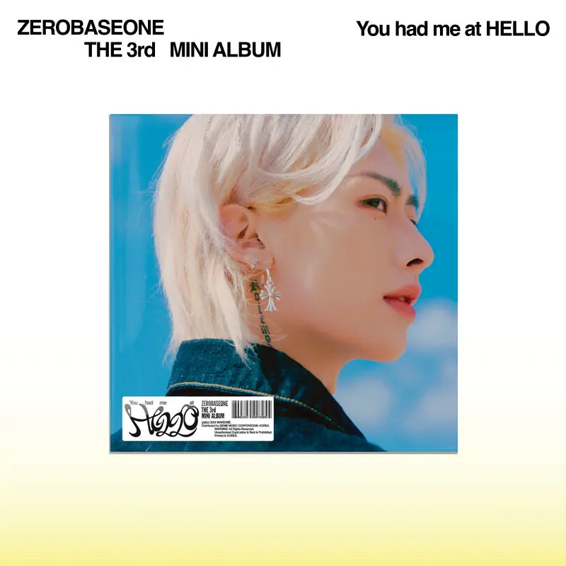 ZEROBASEONE - 3RD MINI ALBUM [YOU HAD ME AT HELLO] [DIGIPACK VER.] (9 VERSIONS)