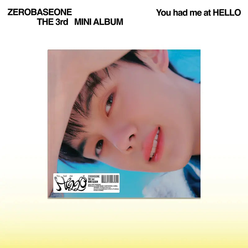 ZEROBASEONE - 3RD MINI ALBUM [YOU HAD ME AT HELLO] [DIGIPACK VER.] (9 VERSIONS)