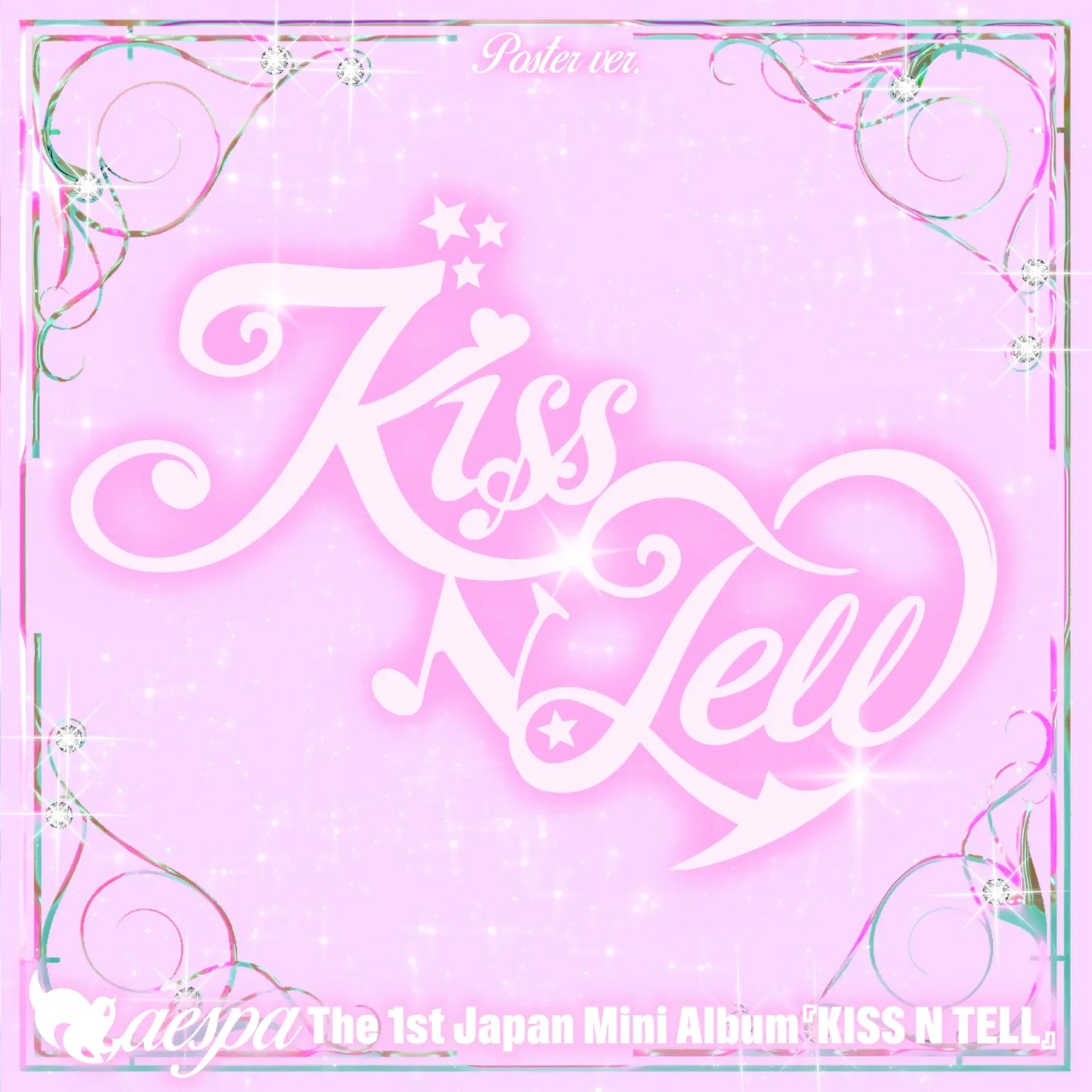 (PRE-ORDER) AESPA - KISS N TELL (POSTER VER.) (5 VERSIONS) RANDOM
