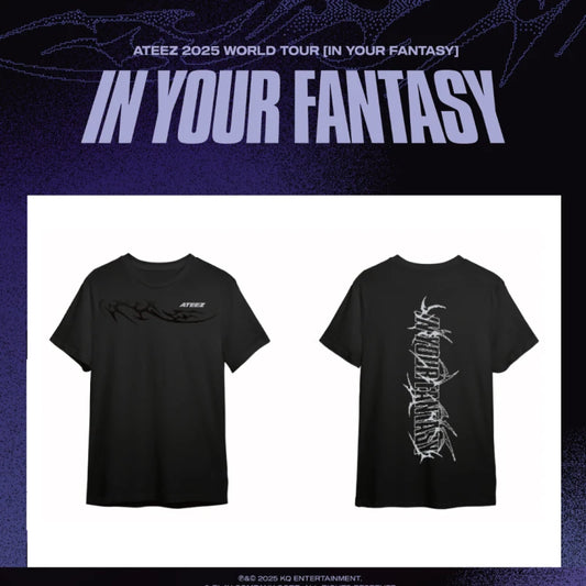 ATEEZ - 2025 WORLD TOUR [IN YOUR FANTASY] OFFICIAL MD - 06 T-SHIRT - LightUpK