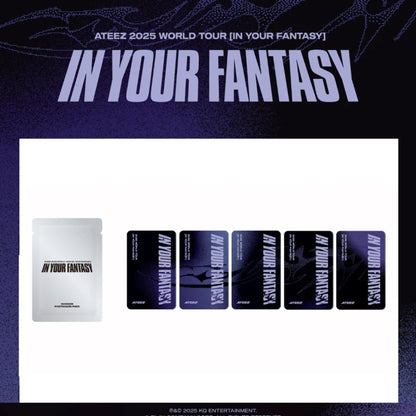 ATEEZ - 2025 WORLD TOUR [IN YOUR FANTASY] OFFICIAL MD - RANDOM PHOTOCARD PACK - LightUpK