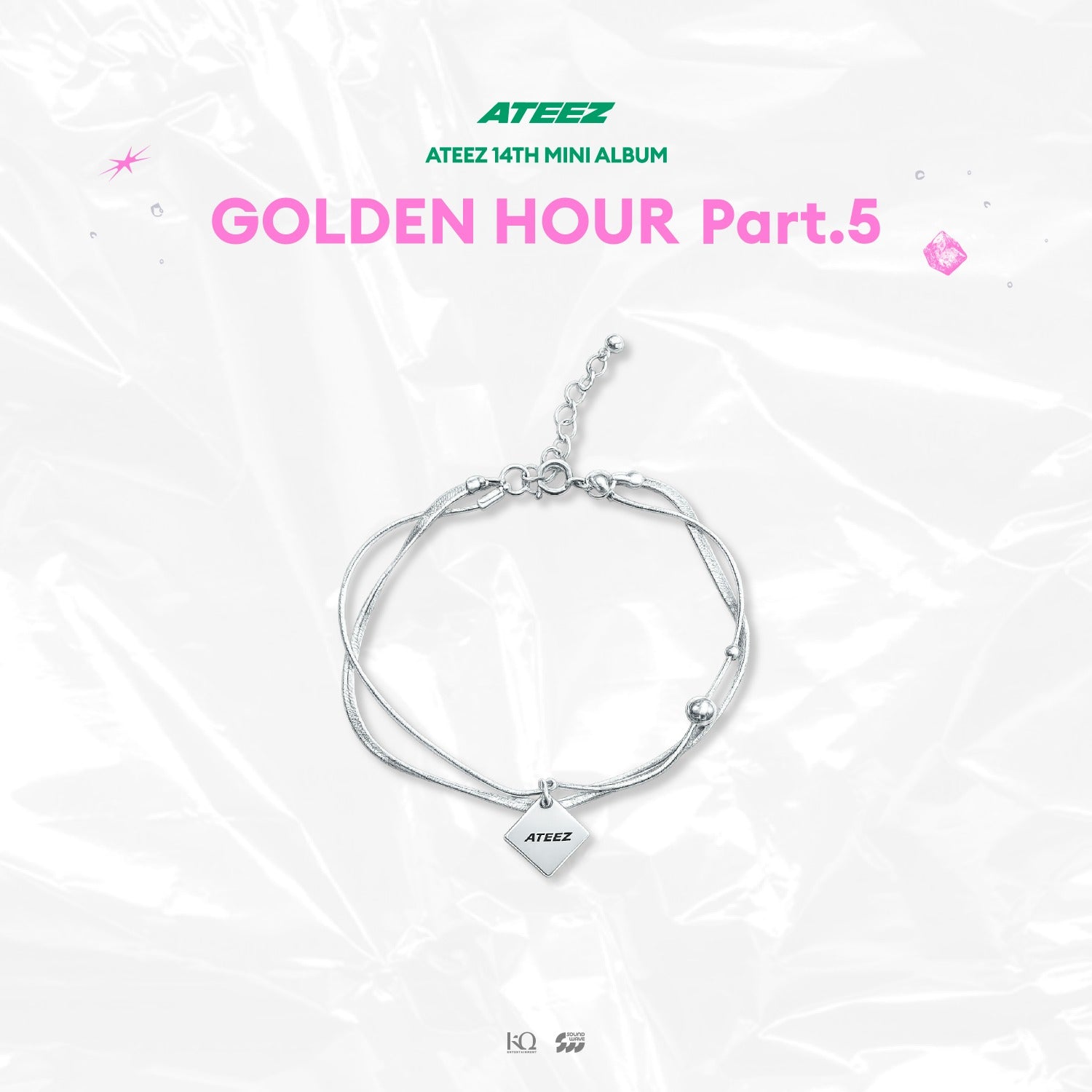 (PRE-ORDER) ATEEZ - POP-UP STORE [GOLDEN HOUR : Part.5] MD 10. 925 SILVER BRACELET