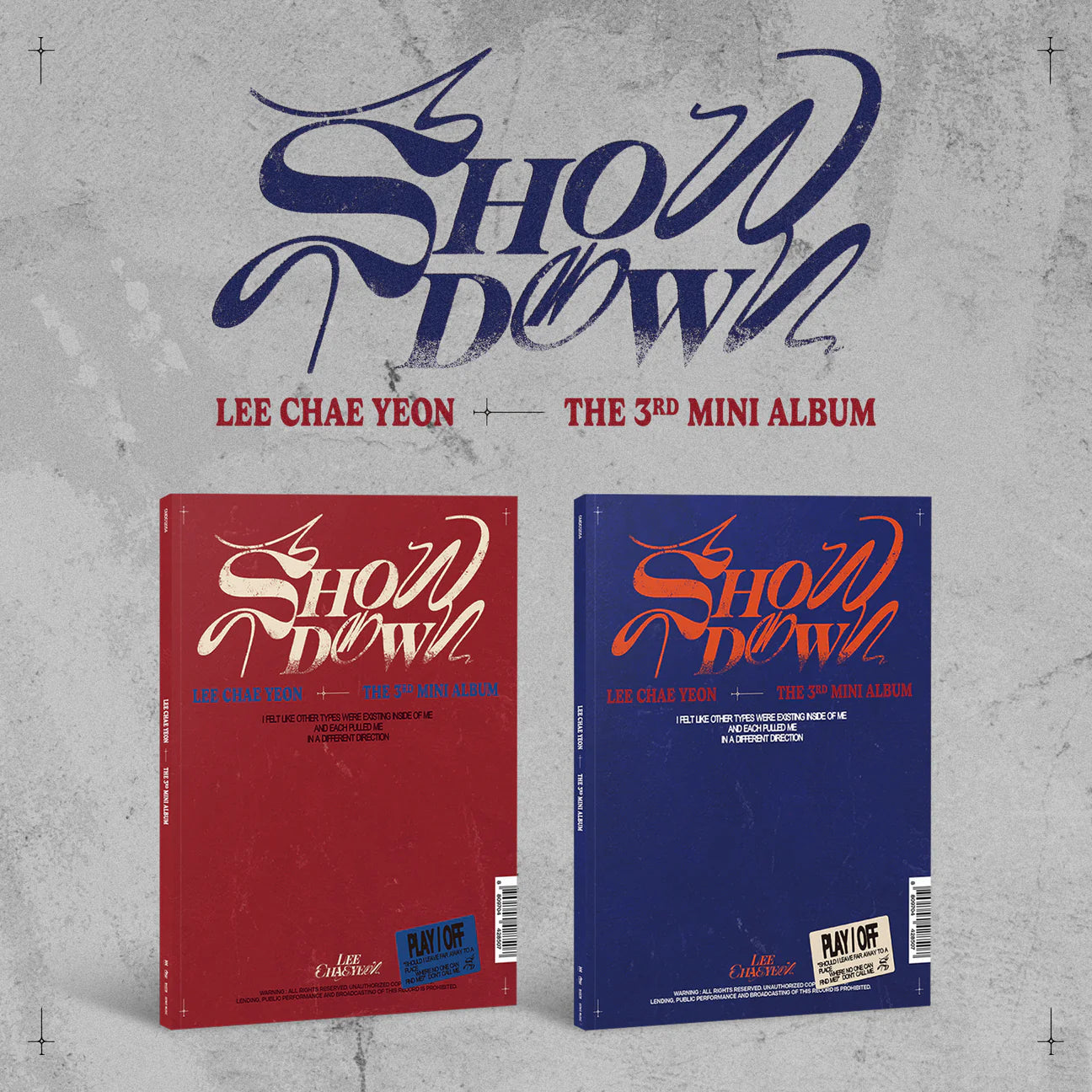 LEE CHAE YEON - 3RD MINI ALBUM [SHOWDOWN] (2 VERSIONS) - LightUpK