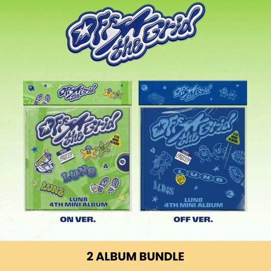 (PRE-ORDER) LUN8 - 4TH MINI ALBUM [OFF THE GRID] (2 VERSIONS) BUNDLE