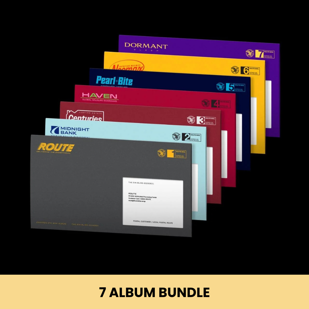 (PRE-ORDER) ENHYPEN - THE SIN: BLISS (ENGENE VER.) (7 VERSIONS) BUNDLE