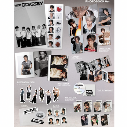 RIIZE - 1ST ALBUM [ODYSSEY] (PHOTOBOOK VER.) (7 VERSIONS) - LightUpK