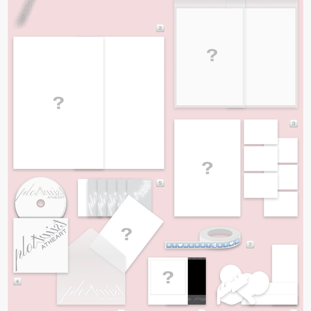 (PRE-ORDER) ATHEART - 1ST EP [PLOT TWIST] (REVEAL VER.) - LightUpK