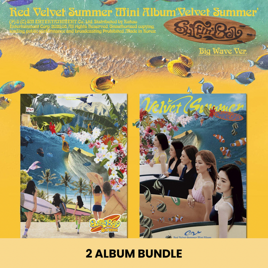 (PRÉCOMMANDE) RED VELVET - MINI ALBUM D'ÉTÉ [VELVET SUMMER] (VERSION BIG WAVE) (2 VERSIONS) LOT