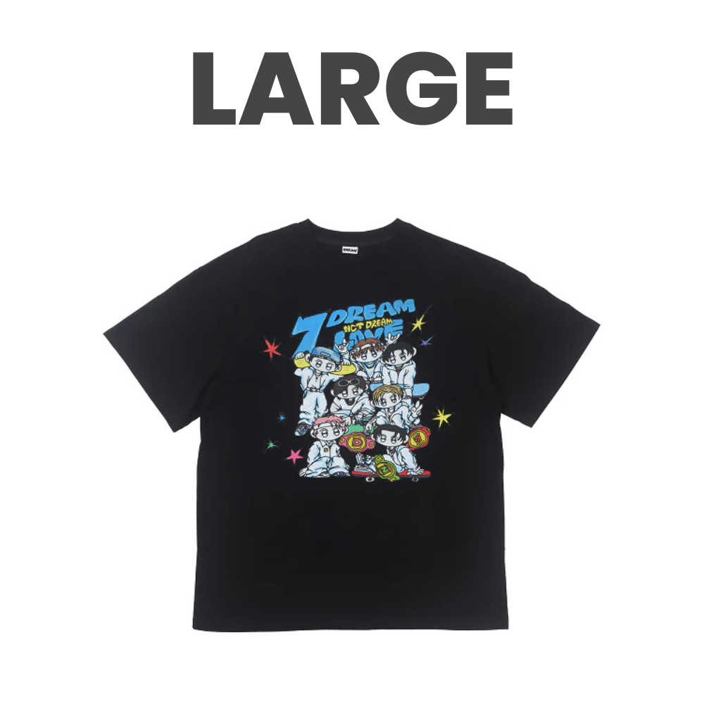 (PRE-ORDER) NCT DREAM- 2025 NCT DREAM POP-UP [TIME RIDERS] (T-SHIRT ILLUSTRATION ver.) (2 SIZES) - LightUpK