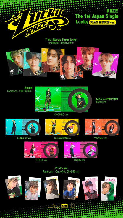 RIIZE - LUCKY (ALBUM JAPONAIS) (9 VERSIONS)