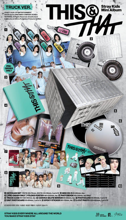 (PRÉCOMMANDE) STRAY KIDS - THIS & THAT (TRUCK VER.) (LIMITÉE)