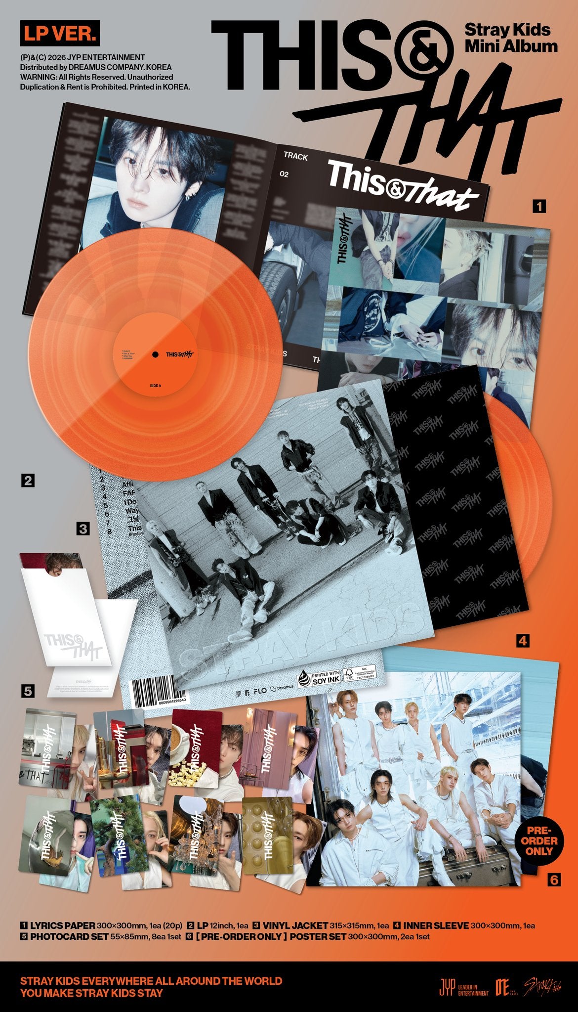 (PRÉCOMMANDE) STRAY KIDS - THIS & THAT (VERSION LP)