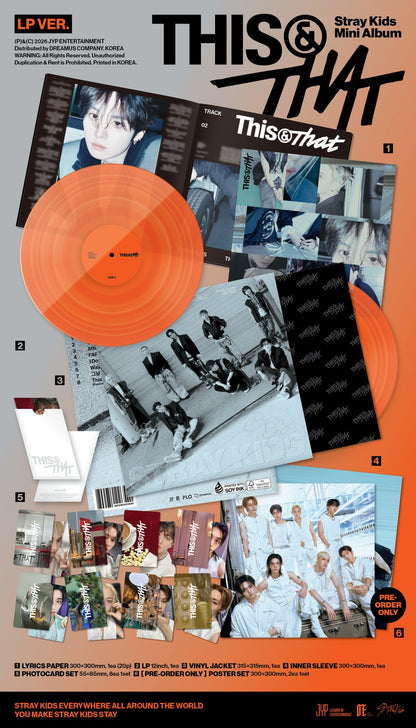 (PRE-ORDER) STRAY KIDS - THIS & THAT (LP VER.)
