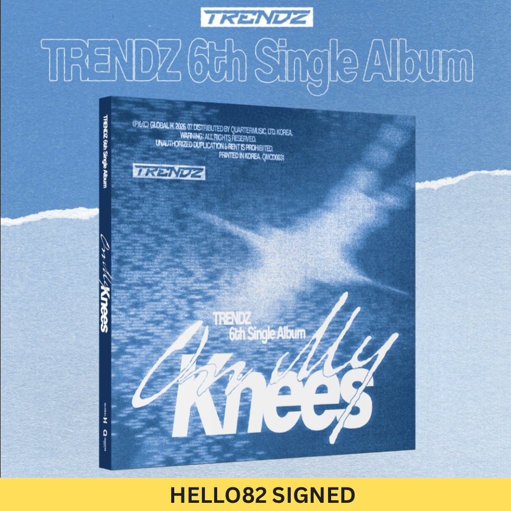 (PRE-ORDER) [hello82] [SIGNED] TRENDZ - 6TH SINGLE ALBUM [ON MY KNEES]